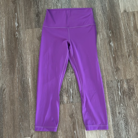 Pants - Lululemon Women’s Purple Crop Leggings